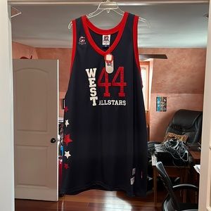 Rare ABA vintage jersey new with tags all star George Gervin number 44!